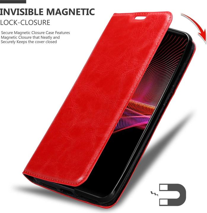 Immagine prodotto Cadorabo Libro Invis. Coperchio magnetico (Sony Xperia 1 III)