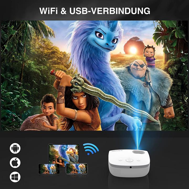 Image du produit GoView Projecteur WiFi (Full HD, 6500 lm)
