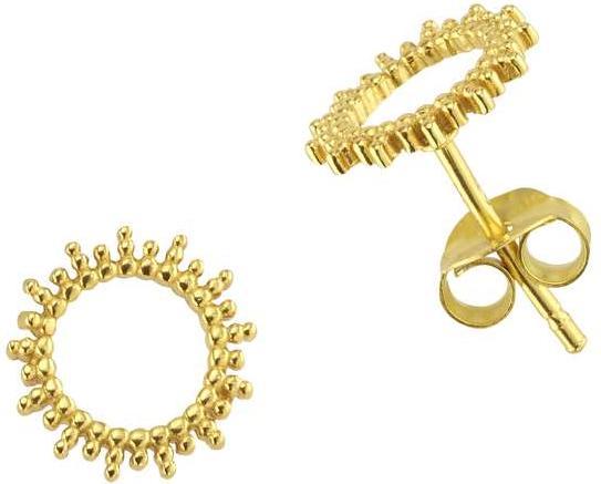 Image du produit Bijouteria Clous d'oreille (Argent 925, Revêtement PVD (couleur or))