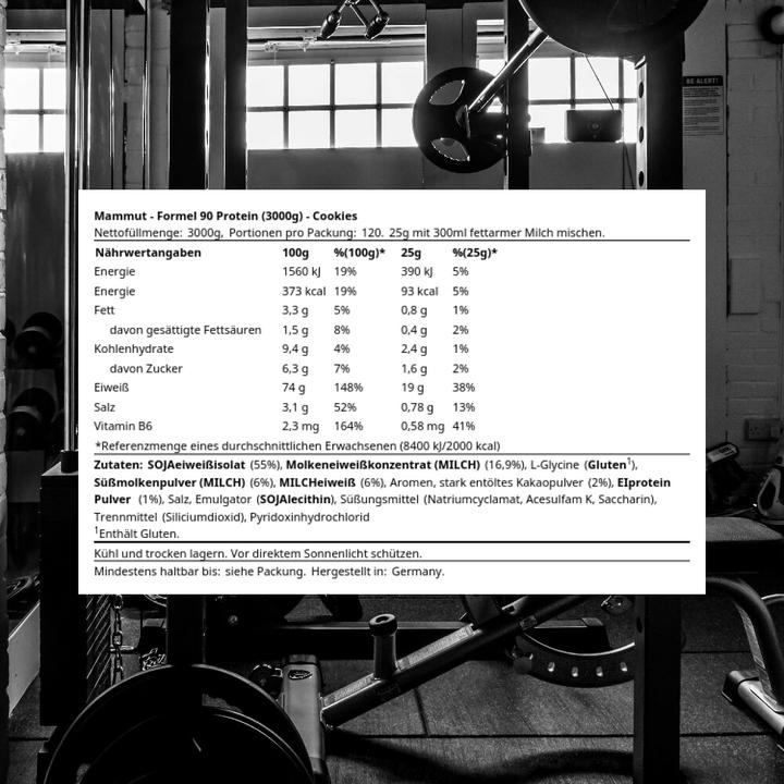 Image du produit Mammut Formule 90 Protéine (Cookies, 1 pcs, 3000 g)