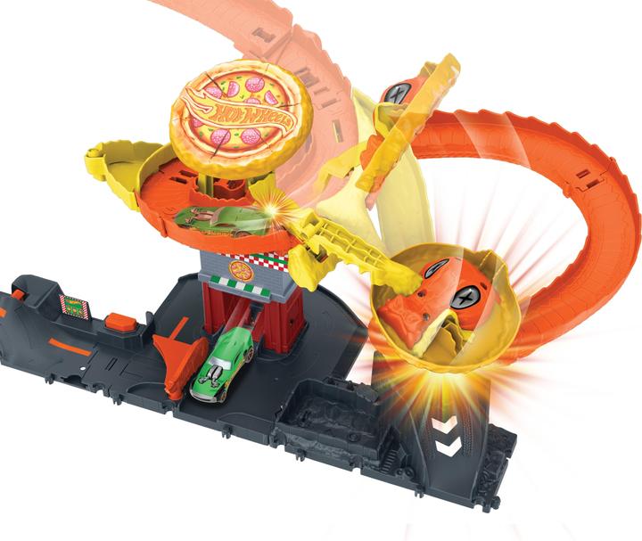 Actual product image Hot Wheels City Cobra Slam Pizza Attack