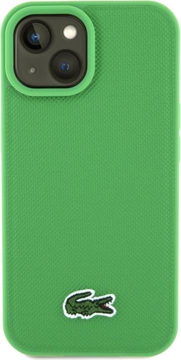 Actual product image Lacoste Etui Iconic Petit Pique Crossbody Cord MagSafe do iPhone 15 zielony
