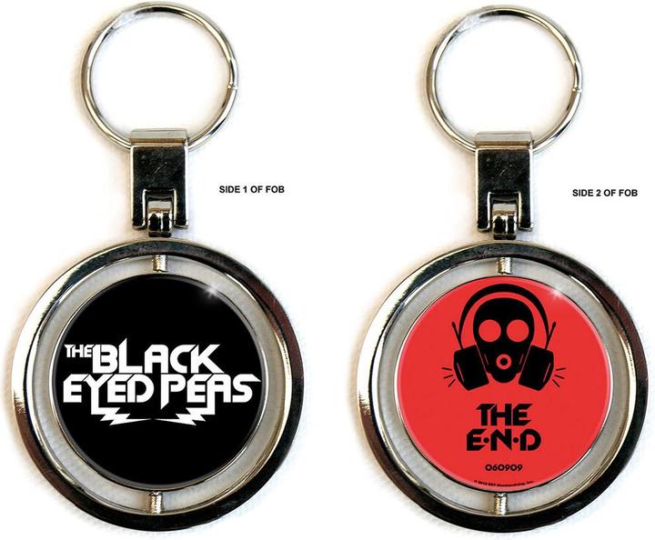 Rock Off Black Eyed Peas Metall Schlüsselanhänger Logo