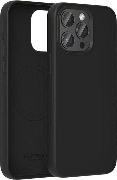 Produktbild Vention KUFB0-40 Silicone Case for iPhone 15 Pro Max (black) (Apple iPhone 15 Pro Max)