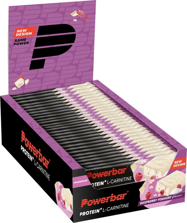 Image du produit Powerbar ProteinPlus L-Carnitine - Framboise (Raspberry Yoghurt, 30 pcs, 1050 g)