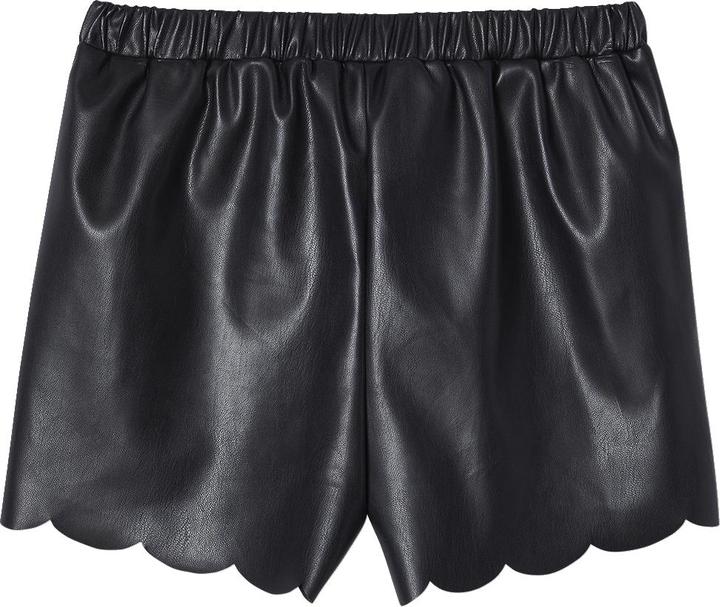 Immagine prodotto Vertbaudet Pantaloncini da bambina in similpelle con elastico in vita (92)