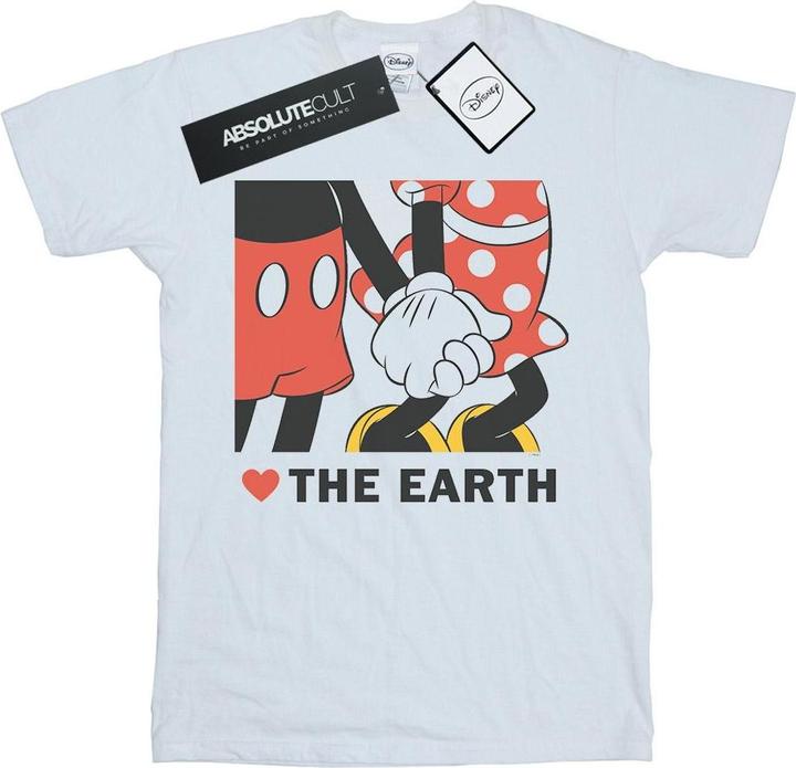 Immagine prodotto Disney Mickey Mouse Heart The Earth Maglietta Uomo (S)