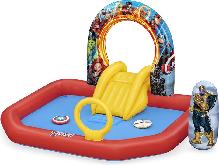 Actual product image Bestway Marvel's Avengers Assemble Kids Inflatable Water Play Center