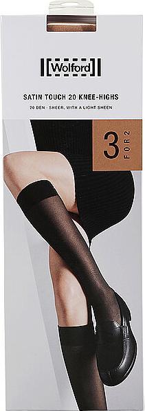 Immagine prodotto Wolford Calze al ginocchio "Satin Touch" gobi (20 DEN, 38, M)