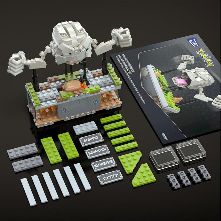 Produktbild MEGA Pokémon Mini Motion Kleinstein bewegliches Bauset (Multicolor)