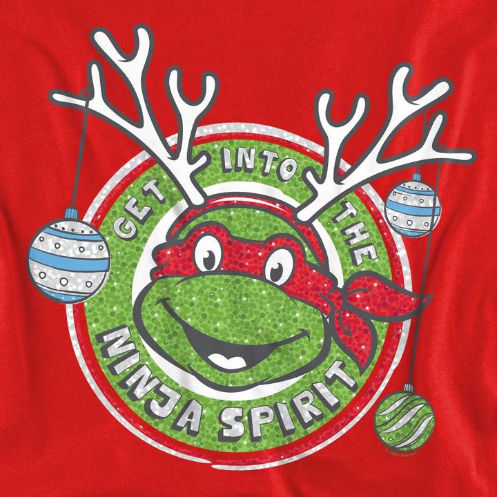Produktbild Teenage Mutant NT Into The Ninja Spirit Sweatshirt weihnachtliches Design (L)