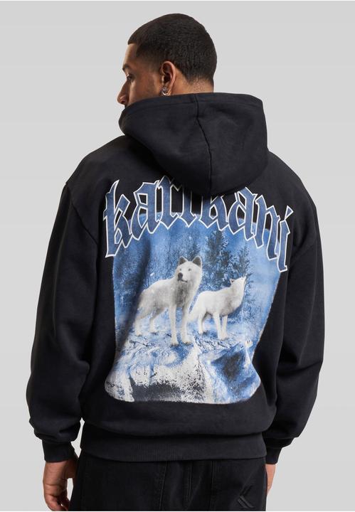 Produktbild Karl Kani KM234-055-1 Chest Signature OS Washed Heavy Sweat Wolf Full Zip Jacket (XS)