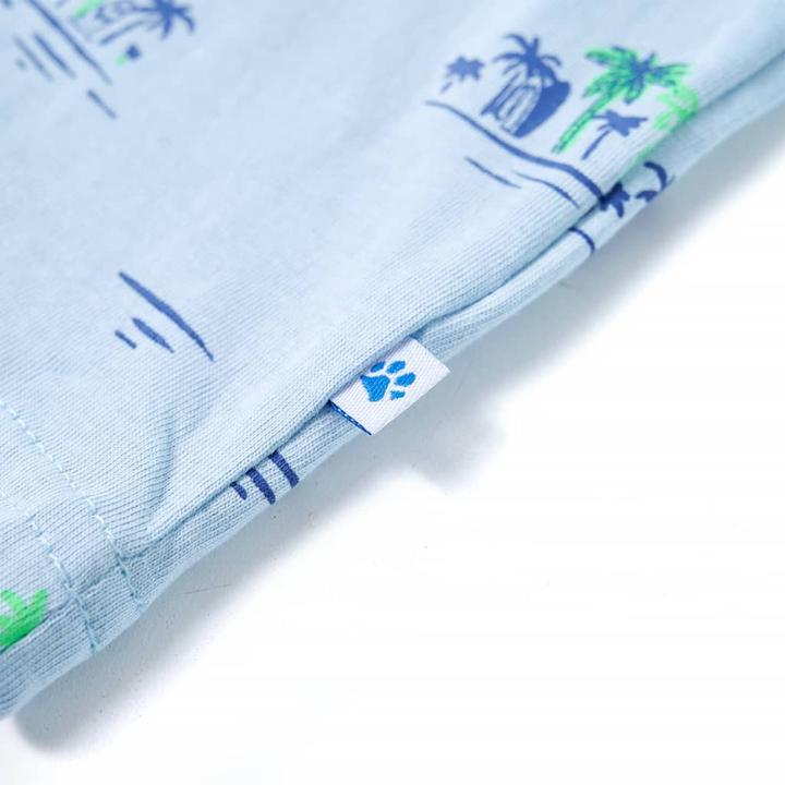 Immagine prodotto VidaXL Maglietta da bambino azzurro 104,Materiale: 100 % cotone,Colore (104)