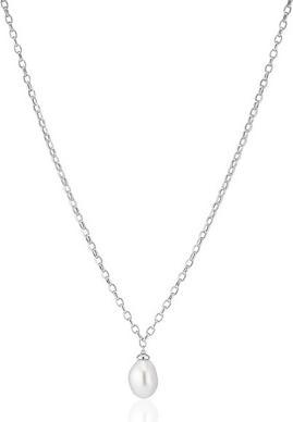 Actual product image Sif Jakobs Elegant silver necklace with baroque Padua pearl SJ-N2455-P