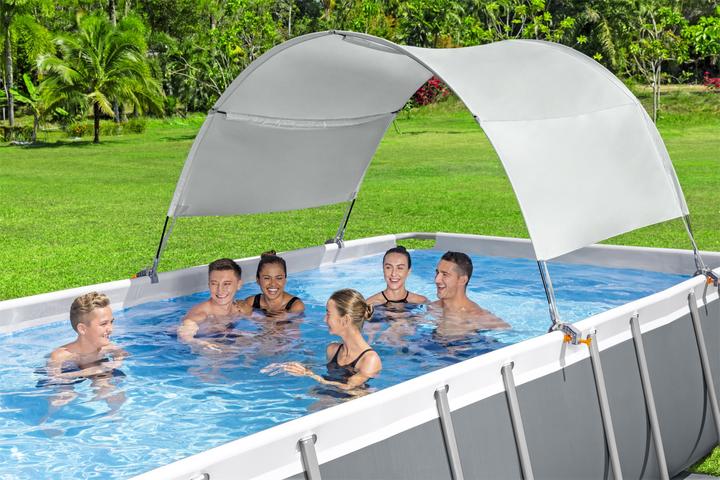 Actual product image Bestway Above Ground Pool Canopy Sunshade 2.11-3.44 m