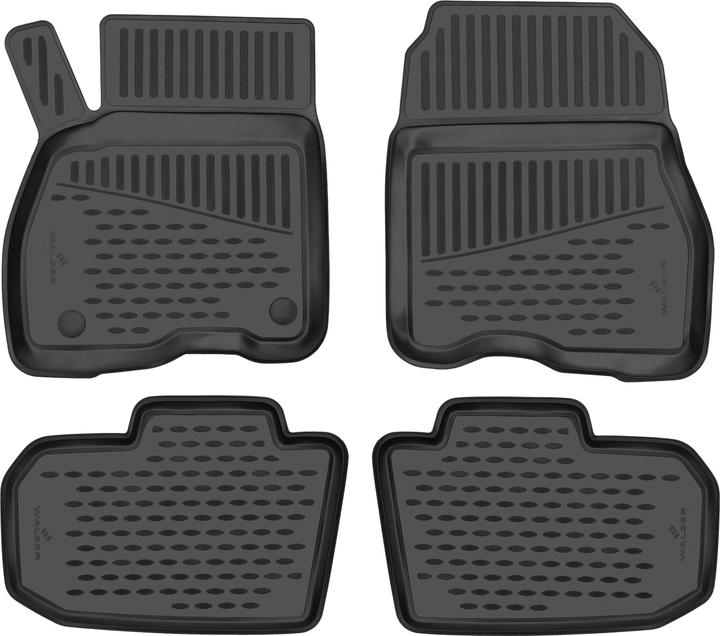 Actual product image Walser Rubber Mats XTR for Nissan Leaf (ZE1) 08/2017-Today (2 front mats + 2 rear mats)