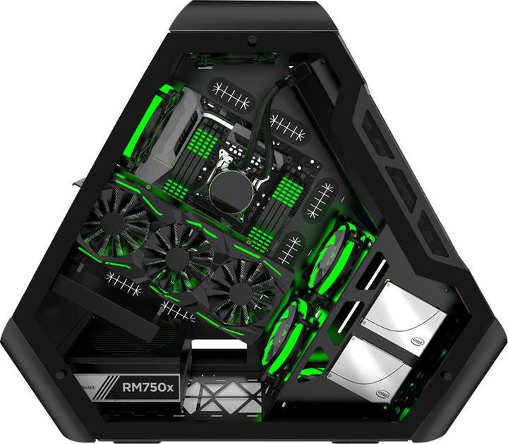 Actual product image Jonsbo TR03-G Showcase (ATX, mATX, Mini-ITX)