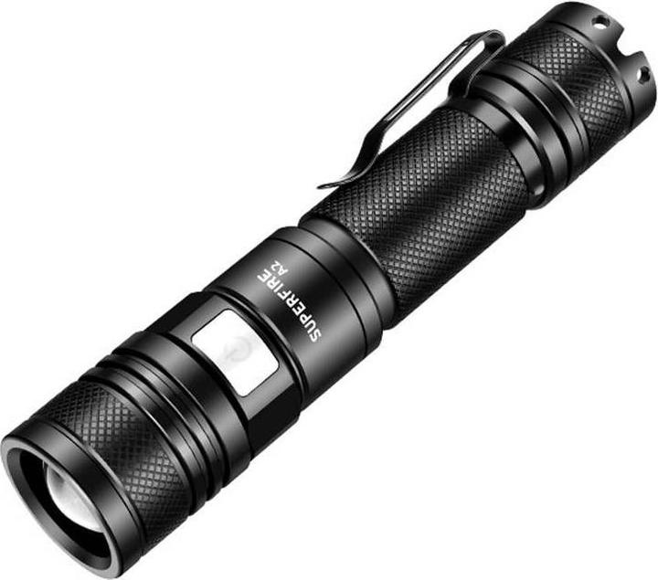 Superfire Torcia A2, 650lm, USB (650 lm)