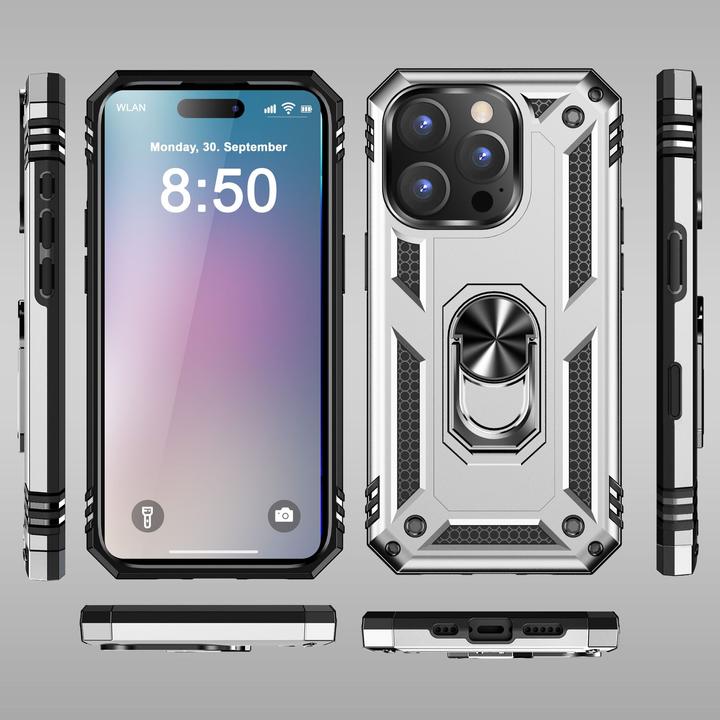 Immagine prodotto Nalia Coperchio ad anello antiurto in stile militare (Apple iPhone 16 Pro Max)