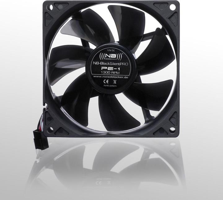 Produktbild Noiseblocker BlackSilentPRO PE-1 (92 mm, 1 x)