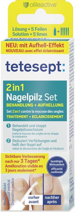 Immagine prodotto Tetesept Set anti-funghi delle unghie (Deodorante per piedi e polvere, 4 ml)