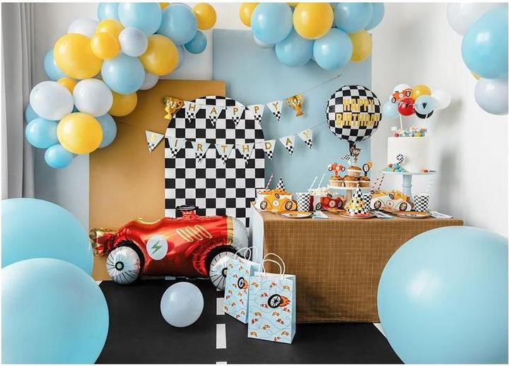 Produktbild Partydeco Geschenktasche Auto 10,5 x 18 x 25 cm (Geschenktüte, 1 x)