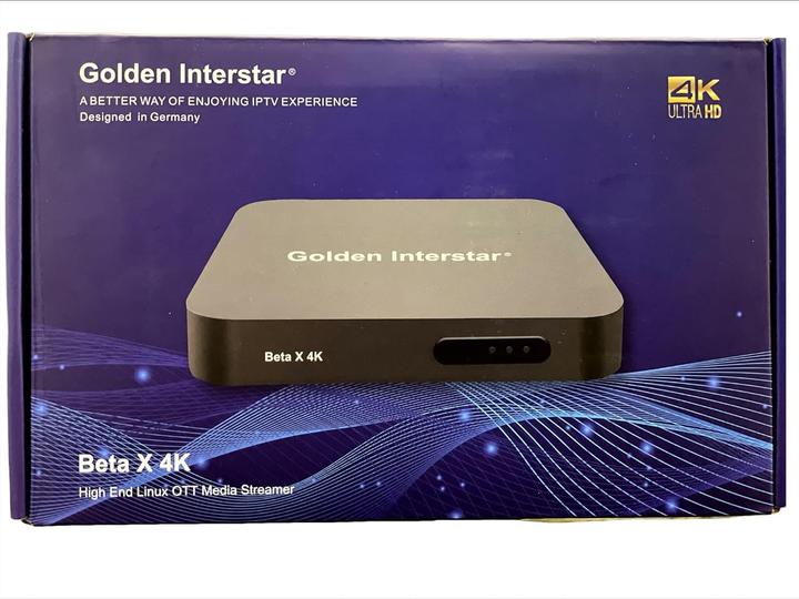 Produktbild Golden Interstar Beta X 4K UHD Linux - Set Top Box (8 GB, Linux)