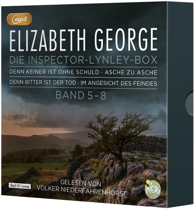 Actual product image The Inspector Lynley box set - Because death is bitter - Because no one is without guilt - Ashes to (Elizabeth George, Volker Niederfahrenhorst, Mechtild Sandberg-Ciletti, German)