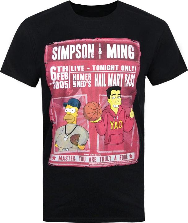 Immagine prodotto The Simpsons Maglietta ufficiale Simpson & Ming (S)