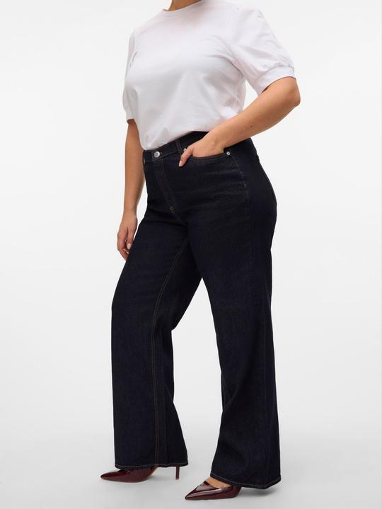 Actual product image Vero Moda VMCTESSA Hohe Taille Weiter Beinschnitt Jeans Weit geschnitten (46)