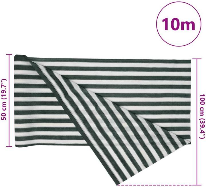 Produktbild VidaXL Zaunblende m HDPE 75 g/m² (1000 cm)