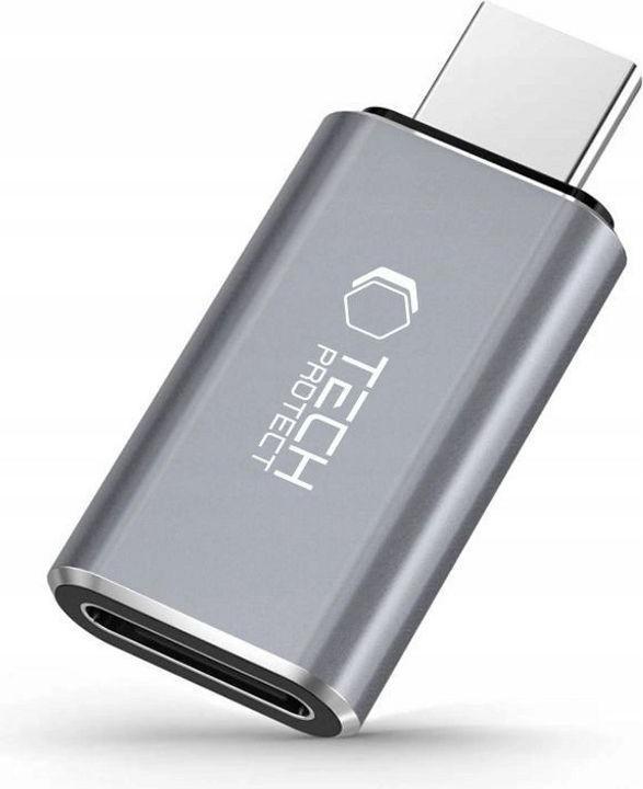 Produktbild Tech-Protect UltraBoost USB-C (male) / Lightning (female) adapter - gray (USB Typ C, Lightning)