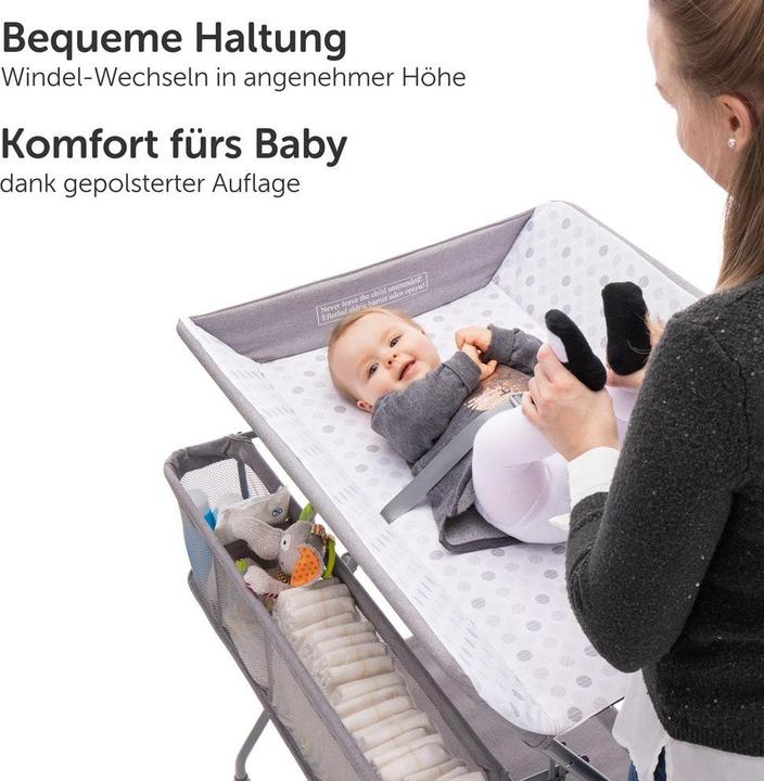 Produktbild Fillikid Bade-Wickel-Kombinationen Mobile Wickel-Kombi mit Fächern - Exklusiv Circle -