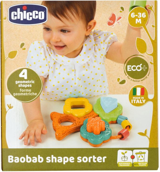 Actual product image Chicco Baobab Shape Sorter - Eco+