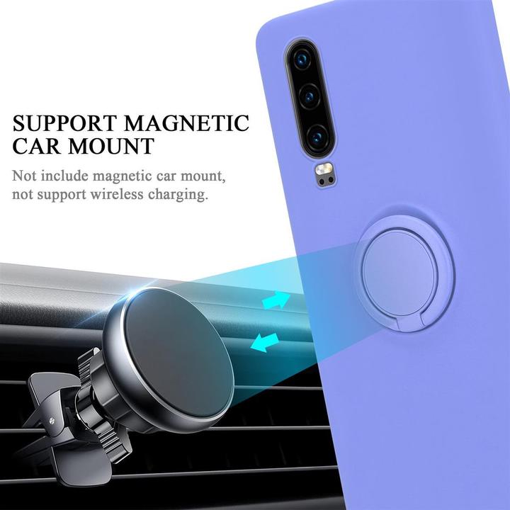 Productafbeelding Cadorabo TPU Vloeibare Ring Silicone Hoesje (Huawei P30)