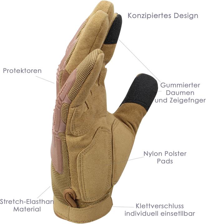 Actual product image Normani ARMY GLOVES Specialist finger gloves (XXL)