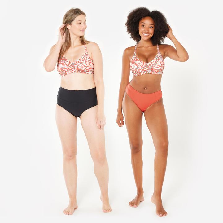 Produktbild Nabaiji Sportbikini Oberteil Damen - Lila Poly rot (48)