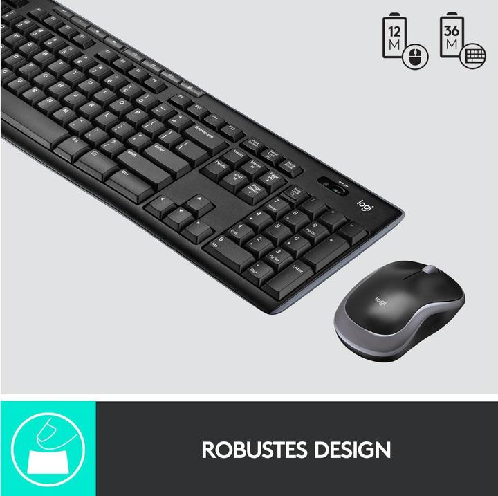 Immagine prodotto Logitech Mk270 (Ing. Int., Senza fili)