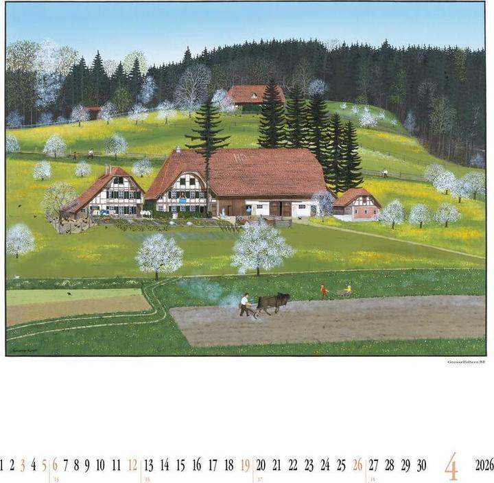 Image du produit Calendrier illustré SUSANNA fermes peintes (Couverture rigide)