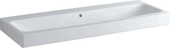 Produktbild Geberit iCon Waschtisch 120x48,5cm weiss, 124025 ohne Hahnlöcher (195 mm, 1220 mm)