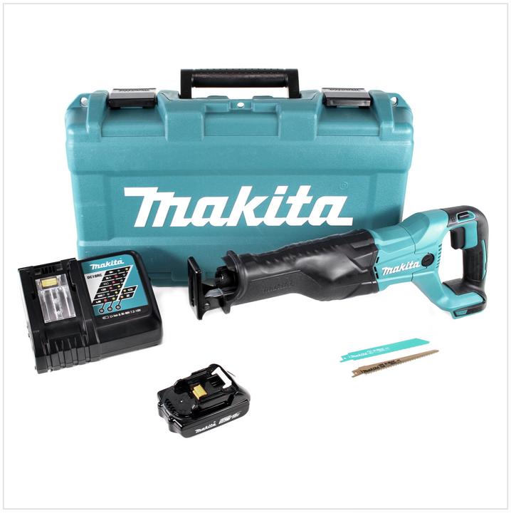 Produktbild Makita DJR 186 RA1K Akku Reciprosäge Säbelsäge 18 V + 1x Akku 2,0 Ah + Ladegerät + Koffer