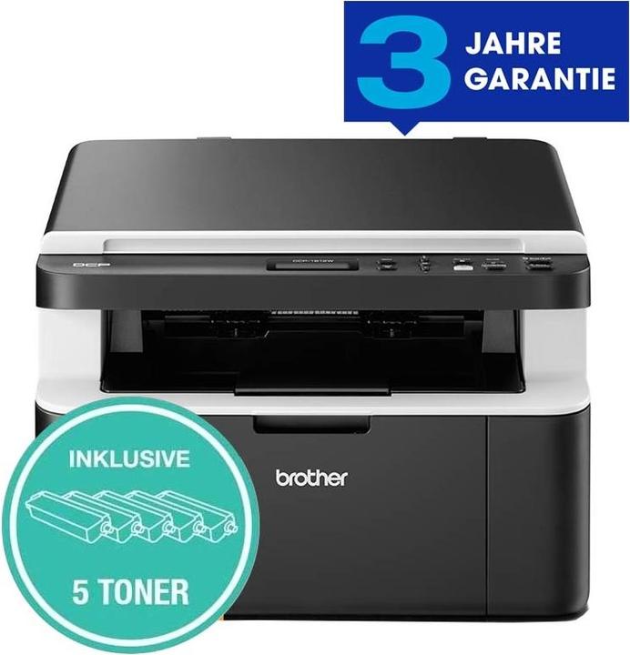 Produktbild Brother DCP-1612WVB inkl. 5 x Toner TN-1050 (Laser, Schwarz-Weiss)