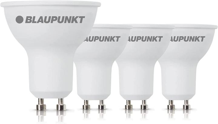 Produktbild Blaupunkt LED GU10 Glühbirne - Strahler - Reflektor - 5W - Warmweiss 2700K - Led Lampen - 4-er Pack (GU10, 5 W, 475 lm, 4 x, F)