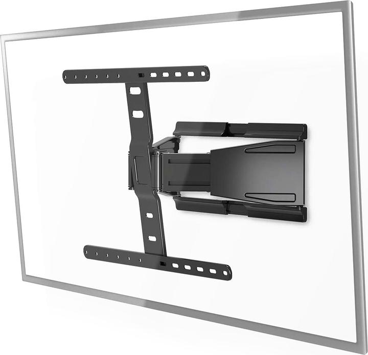 Nedis TV wall mount for 43 to 90 inches, fully movable, tiltable and rotatable, ABS / steel (Wall, 90", 50 kg)
