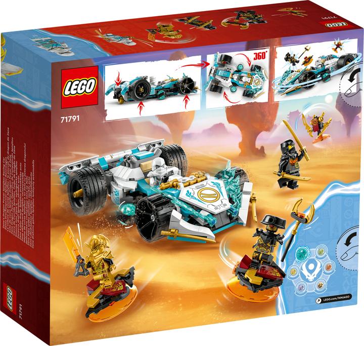 Produktbild LEGO Zanes Drachenpower-Spinjitzu-Rennwagen (71791, LEGO Ninjago)