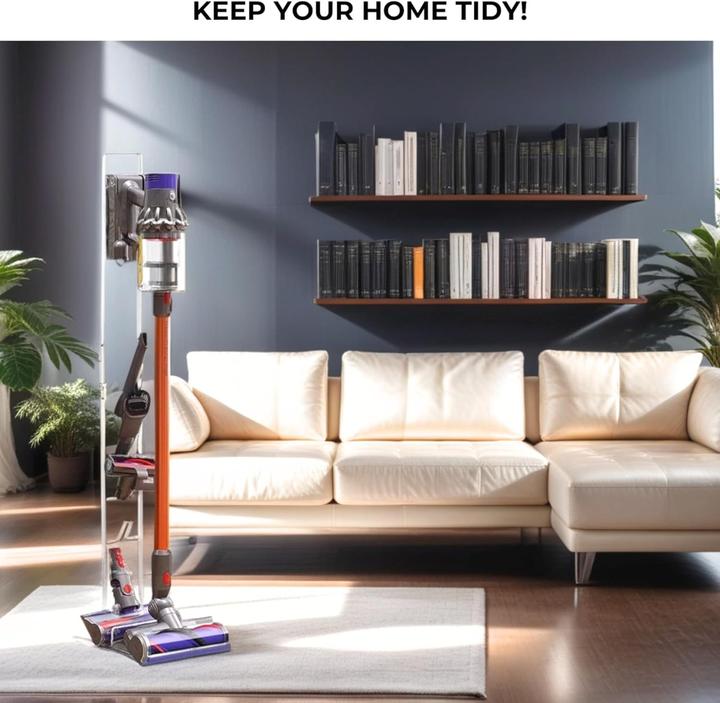Produktbild Plutoos Staubsaugerhalter für Dyson V15 V12 V11 V10 V8 V7 V6 - DC58/ DC59/ DC62/ DC74