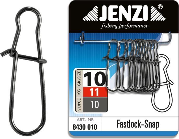 Immagine prodotto Jenzi Girevole Fastlock-Snap, colore nero-nichel