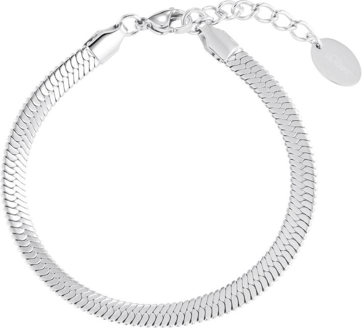 S.Oliver Armschmuck für Damen, Edelstahl (20 cm, Edelstahl)
