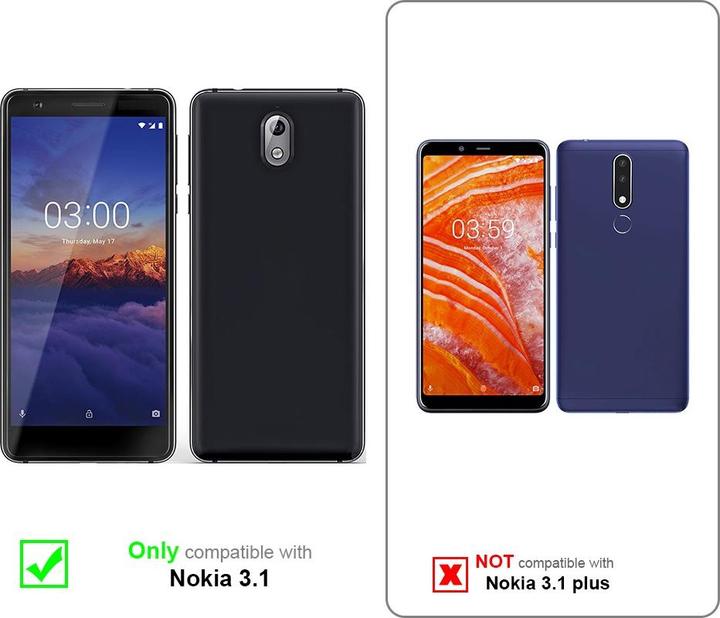 Produktbild Cadorabo Universale Schutzhülle Tasche mit Gürtelclip (Nokia 3.1)