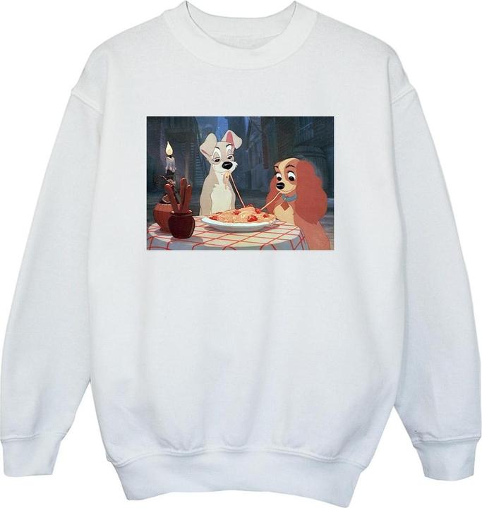 Disney Lady And The Tramp Spaghetti Photo Sweatshirt Jungen